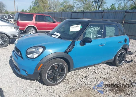 2016 Mini Countryman Cooper S из США, поврежденный, VIN WMWZC3C58GWT10084